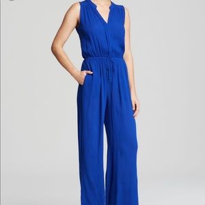 🆕 Moon & Meadow women’s blue gauze jumpsuit